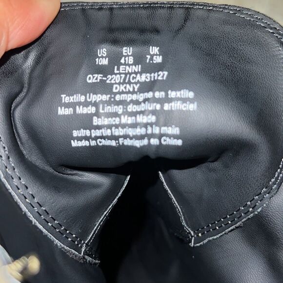 DNKY boots, forest green suede material, 5 inch heel - Picture 8 of 8